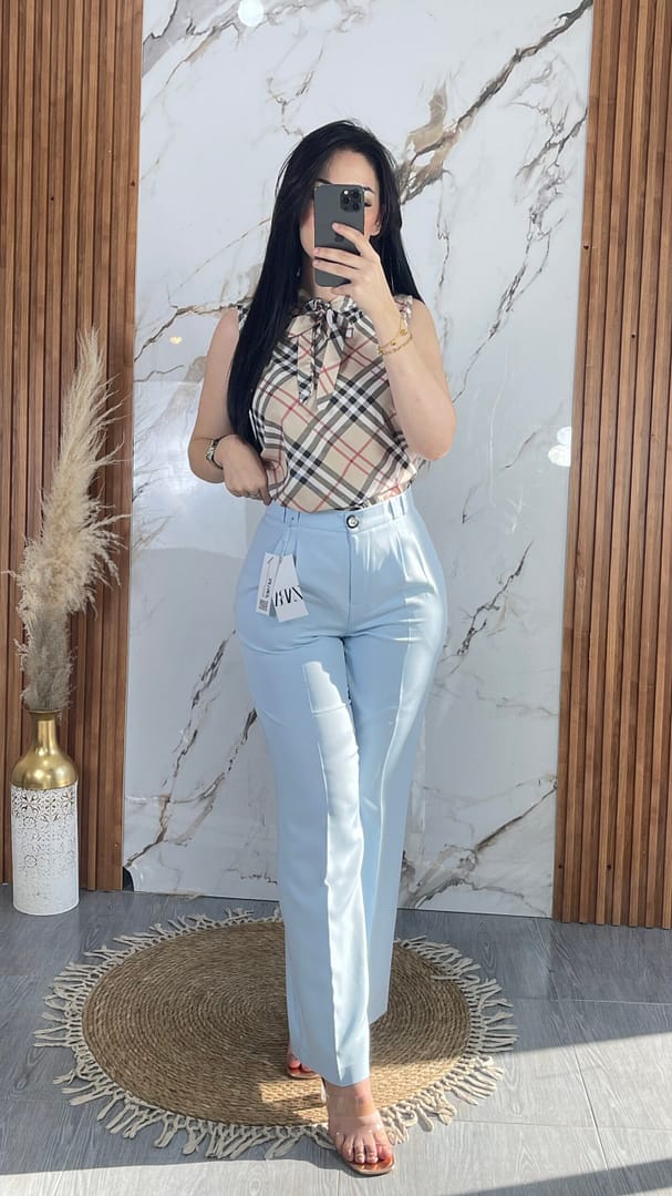 ⁦Pantalon Femme Élégant et Chic⁩ - الصورة ⁦2⁩